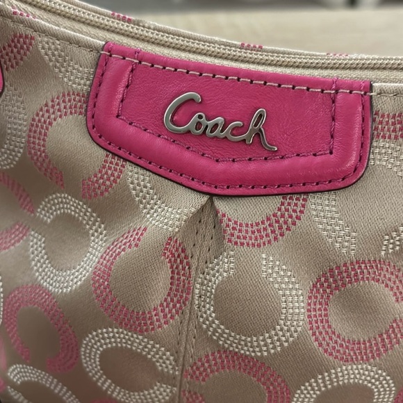 Coach Crossbody Ashley Dotted Op Purse - Picture 2 of 9